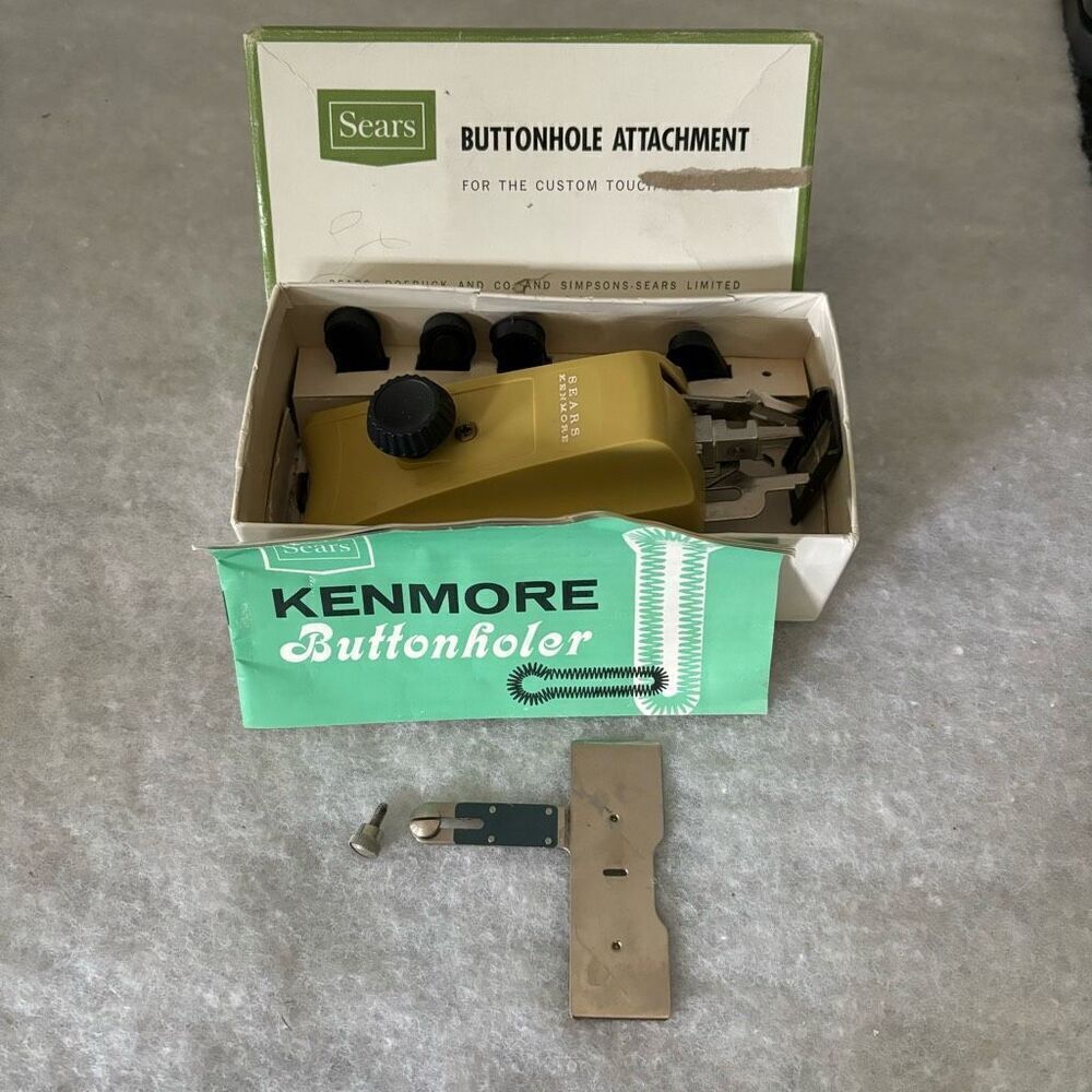 Sears Vintage Buttonhole Attachment Sewing Machine